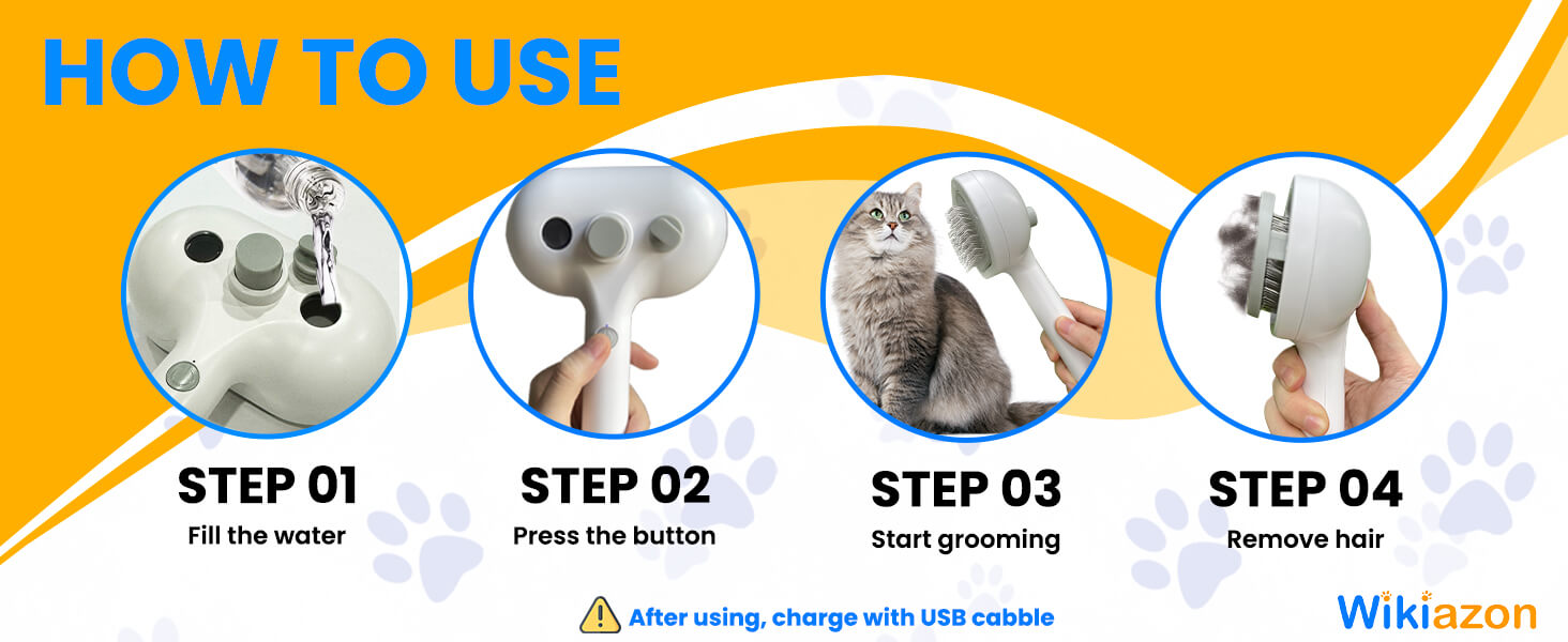 How to use Cat Steam Brush (White pro 2024)