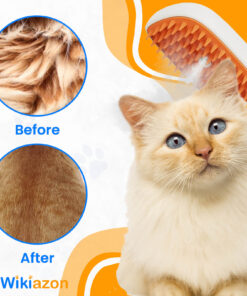 Before and after use Steam Cat Brush